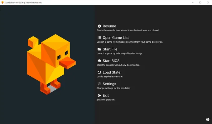 DuckStation Screenshot 1